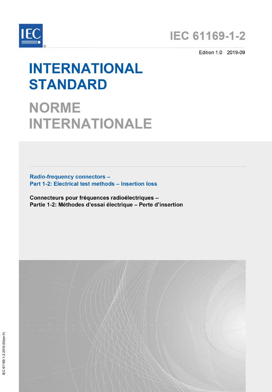 Cover IEC 61169-1-2:2019